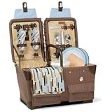 Picnic Time Pioneer Driftwood Picnic Basket