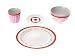 Table ware set Girls ceramic pink