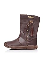 BILLOWY Botas Cremallera (Marrón)