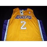 Derek Fisher Adidas Home Gold Revolution 30 Los Angeles Lakers Jersey (50 L)