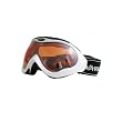 ANARCHY Mens White SMOOTH Goggles with Amber Lenses