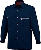 CUC 長袖シャツ 紺 Lサイズ 5801