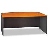 SERIES C: NATURAL CHERRY BOW FRONT DESK