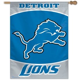 NFL Detroit Lions 27-by-37-Inch Vertical Flag