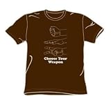 Choose Your Weapon - Adult Coffee S/S T-Shirt For Men
