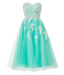 Strapless Sleeveless Floor Length Tea Length Chiffon/Tulle Sweetheart Applique Lace Bridesmaid Dress/Prom Dress/Wedding Party Dress 