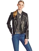 Marc New York by Andrew Marc Women's Ginny Faux-Leather Moto Jacket