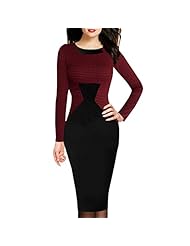 Print: Houndstooth Print  
Material: Cotton /Polyester 
Occasion: Evening  Party Dress  Prom Dress  
Dress Length: Above the Knee  
Shoulder: Long Sleeves  
Neckline: Scoop Neck  
Skirt: Pencil Skirt 
Embellishments: Cutout  
Size Category: Adult 
Hand Wash