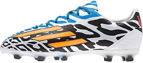 Adidas BOY'S F50 adizero-Messi Battle Pack Youth TRX FG Soccer Cleats (Core White/Solar Gold/Black)