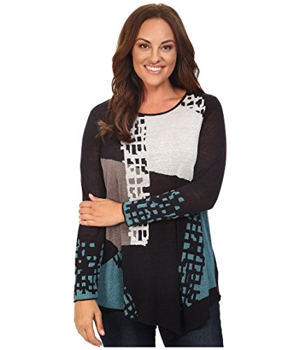 [ニックゾー] NIC+ZOE レディース Plus Size Shadowblock Top トップス [並行輸入品]