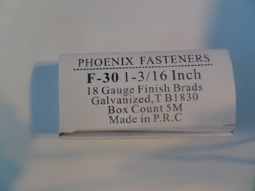 Phoenix Fasteners Heavy Duty 18 Gauge, Brad Nail (5000-Pack) (B18 1 3/16")