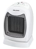 Ace Midea Fans HC-0109 Oscillating Ceramic Heater with Thermostat 1000/1500 Watt