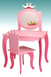 SCHMINKTISCH für KINDER Prinzessin pink Spiegel Tisch