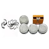 Evergreen PSBR5005 0 0 0 Eagle Mitsubishi 4G63 Piston Set w  Main & Rod Bearings by Evergreen Parts And Components