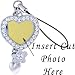Gioielli Italy PHOTO Sticker Flower HEARTS Cell Phone Charm