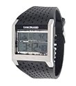Longboard - 6025332 - Montre Homme - Quartz Digital - Cadran Gris - Bracelet Polyur&eacute;thane Noir