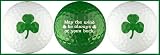 Shamrock Golf Balls w/ Irish Blessing Variety