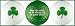 Shamrock Golf Balls w/ Irish Blessing Variety