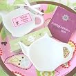 It's Tea Time! Porcelain Teapot Dish - Baby Shower Gifts & Wedding Favors (Set of 12)