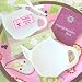 It's Tea Time! Porcelain Teapot Dish - Baby Shower Gifts & Wedding Favors (Set of 12)