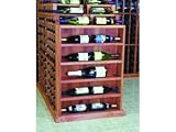 Wine Cellar Innovations Designer Series Collection Natural Premium Redwood Vertical Display Cabinet 34x25x6-in.
