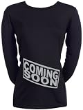Spoilt Rotten - Coming Soon - Maternity Top Maternity Clothes Black, Medium, M