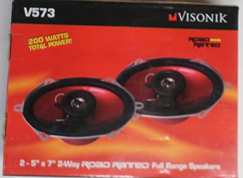 2 - 5" X 7" 2-Way Road Rated Full Range Speakers 300W