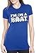 Women's I'm On A Boat T Shirt Funny Saturday Night Live Tee For Women