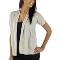 Juniors' Xhilaration Open Cardigan - Light Heather Grey
