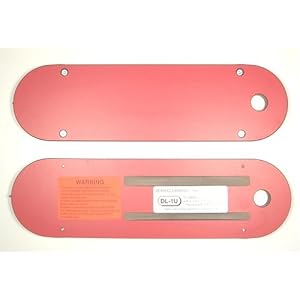 Leecraft DL-1U Zero Clearance Table Saw Insert for Delta Table Saw by Leecraft