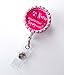 I'm a Nurse What's Your SuperPower Pink - Name Badge Holder - Cute Badge Reels - Nurse Badge - Nurse Gift - Nursing Badge - RN Badge