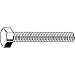 3/8"-24 x 3/4" Grade 5 Plain Hex Head Cap Screw, 600 pk.