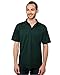 Mens Moisture Wicking Rib Collar Vital Mini-Pique Polo Shirt (14 Colors, S-4XLT)