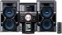 Sony 380 watts Mini Hi-Fi Shelf Audio System with Integrated iPod Dock , CD Changer , AM/FM Tuner with 30 Station Presets & 3-Way 3-Driver, Bass Reflex Speakers - Black