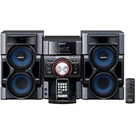 Sony 380 watts Mini Hi-Fi Shelf Audio System with Integrated iPod Dock , CD Changer , AM... by Sony