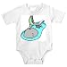 Onesie with water, whale, pool, gray, swimming, mammal