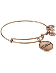 Alex and Ani "NFL" New York Jets Logo Expandable Wire Bangle Bracelet, 7.5"