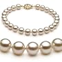PearlsOnly White 6.5-7mm AA Japanese Akoya Pearl Bracelet-7-inch