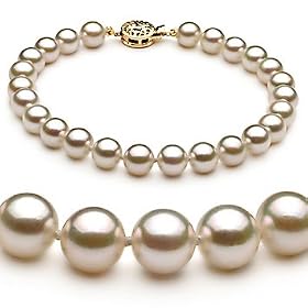 PearlsOnly White 6.5-7mm AA Japanese Akoya Pearl Bracelet