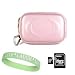 Pink Eva Slim Carrying Case For Canon Digital Camera Models: Canon SD890IS Canon SD950IS Canon SD1100IS Canon SD790IS PowerShot SD1000 PowerShot SD750 PowerShot SD800 IS PowerShot SD900 PowerShot SD600 PowerShot SD630 PowerShot SD700 IS PowerShot SD450 PowerShot SD500 PowerShot SD300 PowerShot SD400 PowerShot SD430 Powershot SD30 PowerShot SD40 + 4GB Memory Card + Live*Laugh*Love Wristband!!!