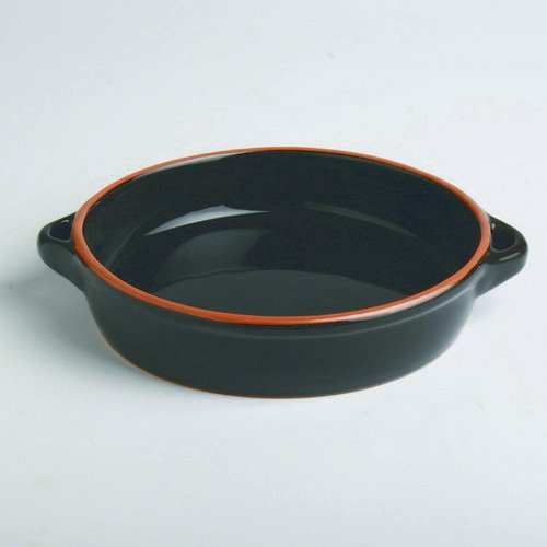 Jardin Terracotta Black Round Baker
