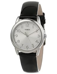 Timex Womens T2P1192M Black Patent Leather Strap Watch