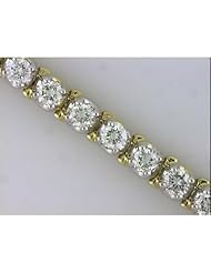 14K Yellow Gold Diamond Bracelet