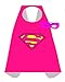 4 pack Satin Superhero Costumes with Capes and Masks (Girls)