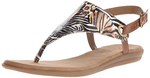 Aerosoles Women's Conchlusion Gladiator Sandal, Safari Print, 8 M US