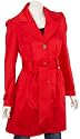 Lipsy Womens Pleat Skirt Belted Mac Pout