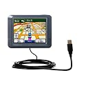 Classic Straight USB Cable for the Garmin Nuvi 275T with Power Hot Sync and Charge capabilities - Gomadic Brand w/ TipExchange Technology