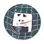Sakura Snowmen Portrait 11-inch Serving Bowl