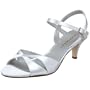 Colorful Creations Women's Heather Dyeable Sandal,White,5 B US