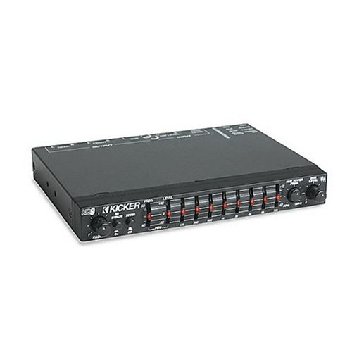 Kicker KQ9 Signal Processor Preamplifier with 9-band Equalizer and Crossover